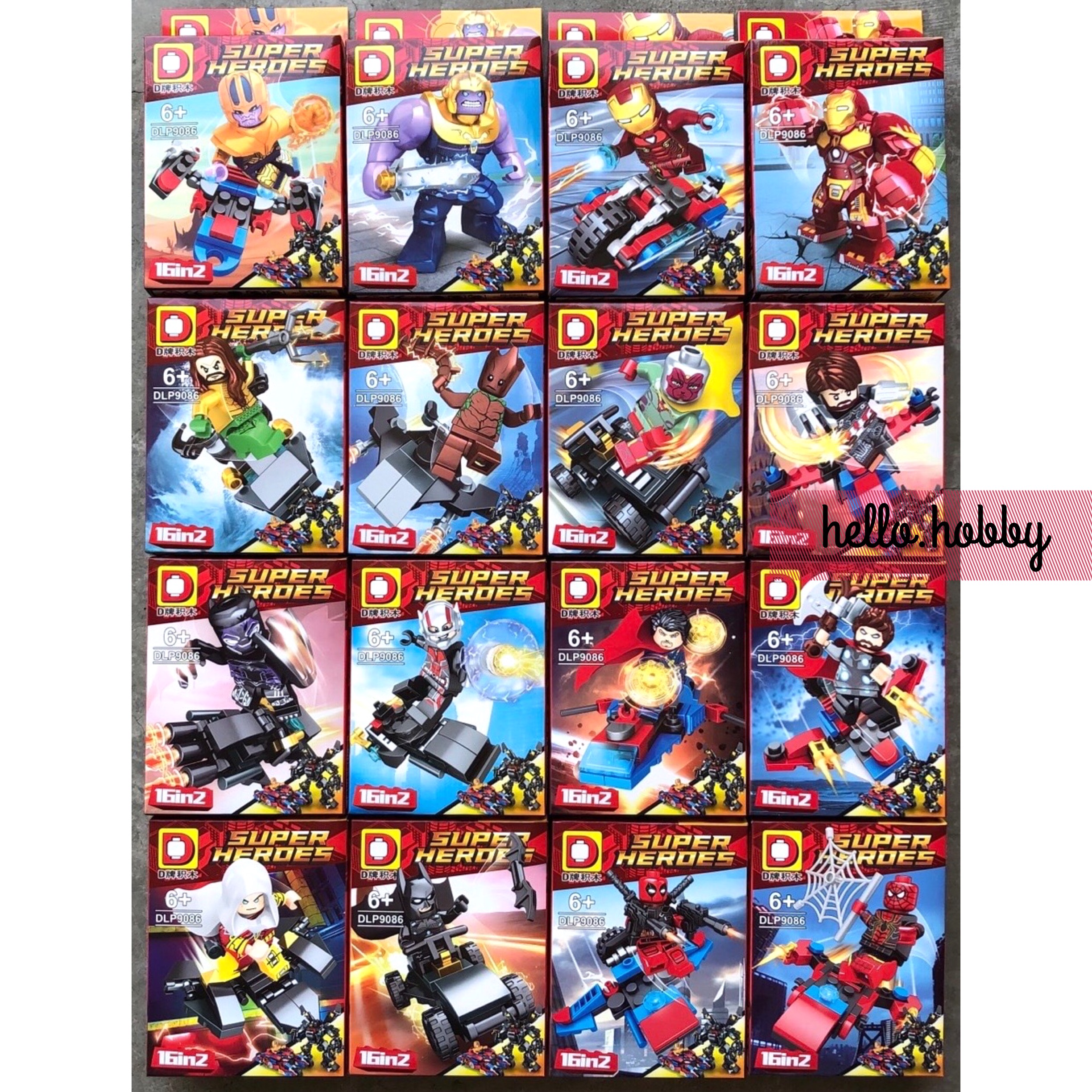 DLP 9086 Super Heroes