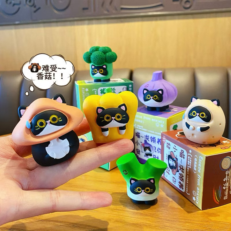 โมเดล แมวผัก Cat is Vegetable Series