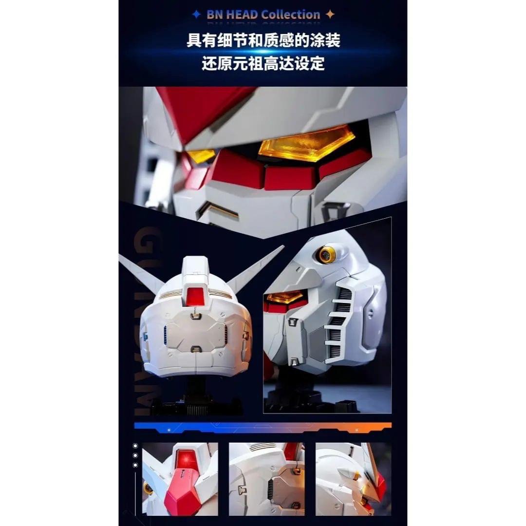PRE-ORDER : Bandai China Exclusive: BN Head Collection Vol. 1 RX-78-2 Gundam