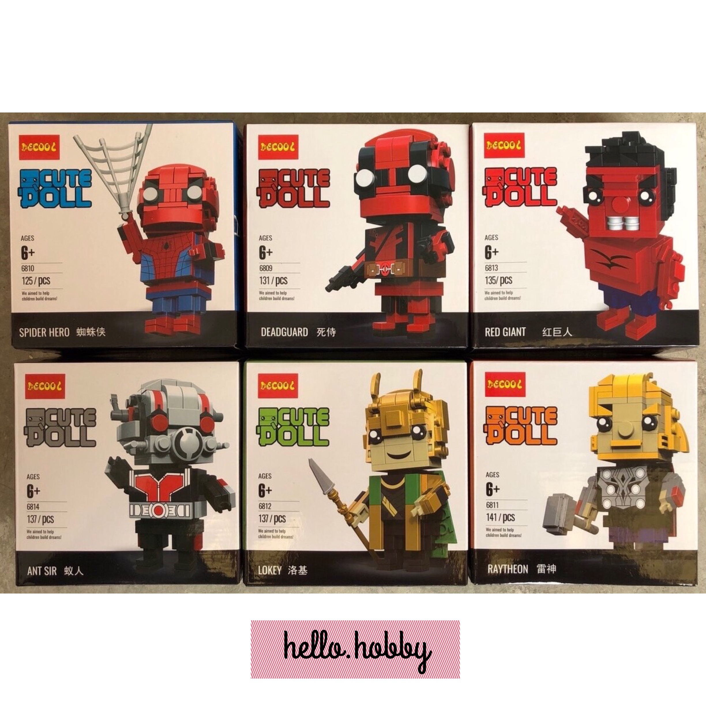 Decool 6809-68214 Super Heroes Set