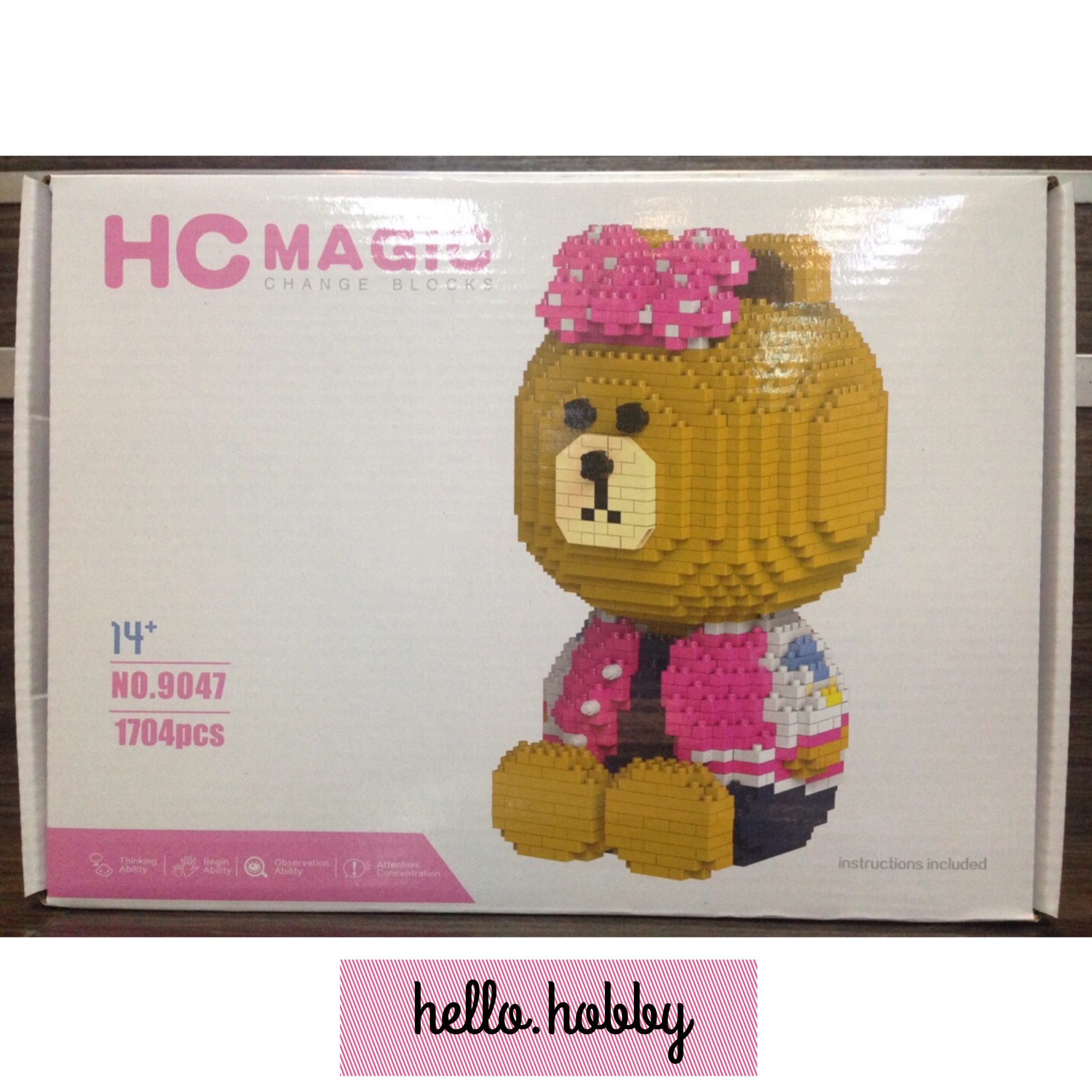 HC Magic 9047 Line Town Choco HipHop Style 1704pcs