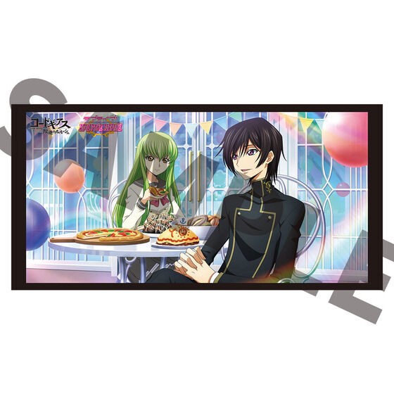 PRE-ORDER : "Love Live! School Idol Festival" x "Code Geass: Lelouch of Rebellion" Collaboration Lelouch & C.C. Bath Towel