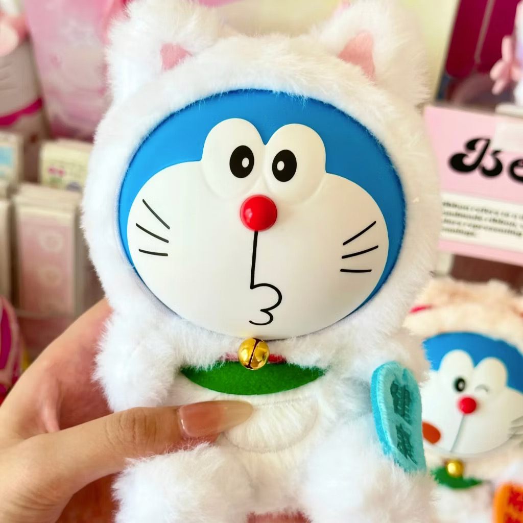 ตุ๊กตาโดเรม่อนกวัก ลิขสิทธิ์แท้ ได้ 1ตัว - Doraemon Doll V1 Wishing Lucky Cat Series by LDCX