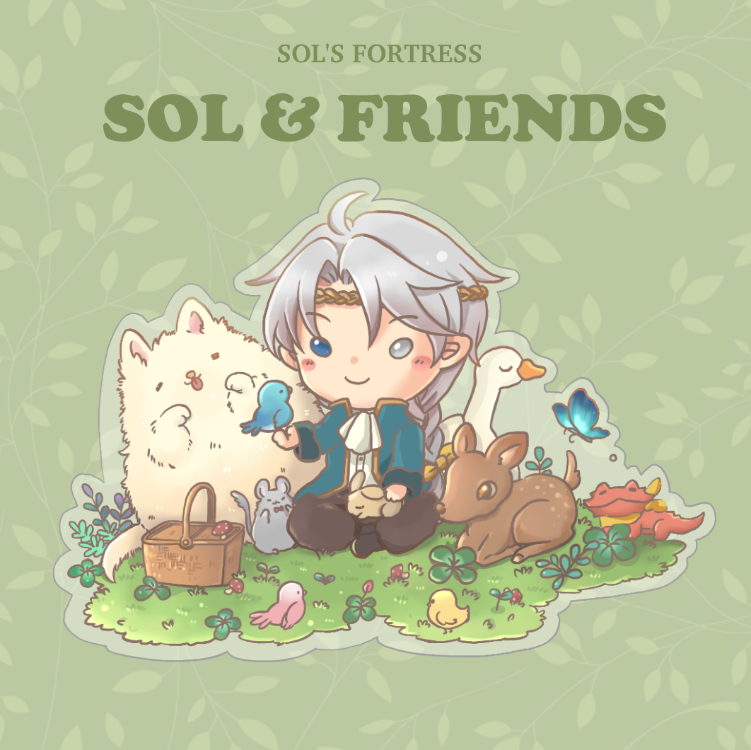 เข็มกลัดอะคริลิก Sol's Friends