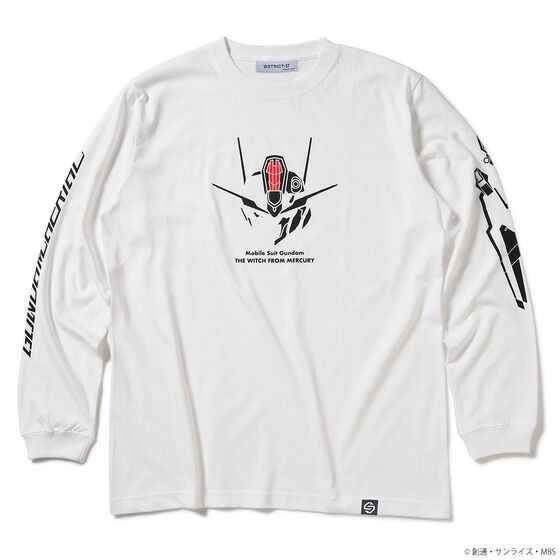 PRE-ORDER : STRICT-G "Mobile Suit Gundam: The Witch from Mercury" Long Sleeve T-shirt Gundam Aerial
