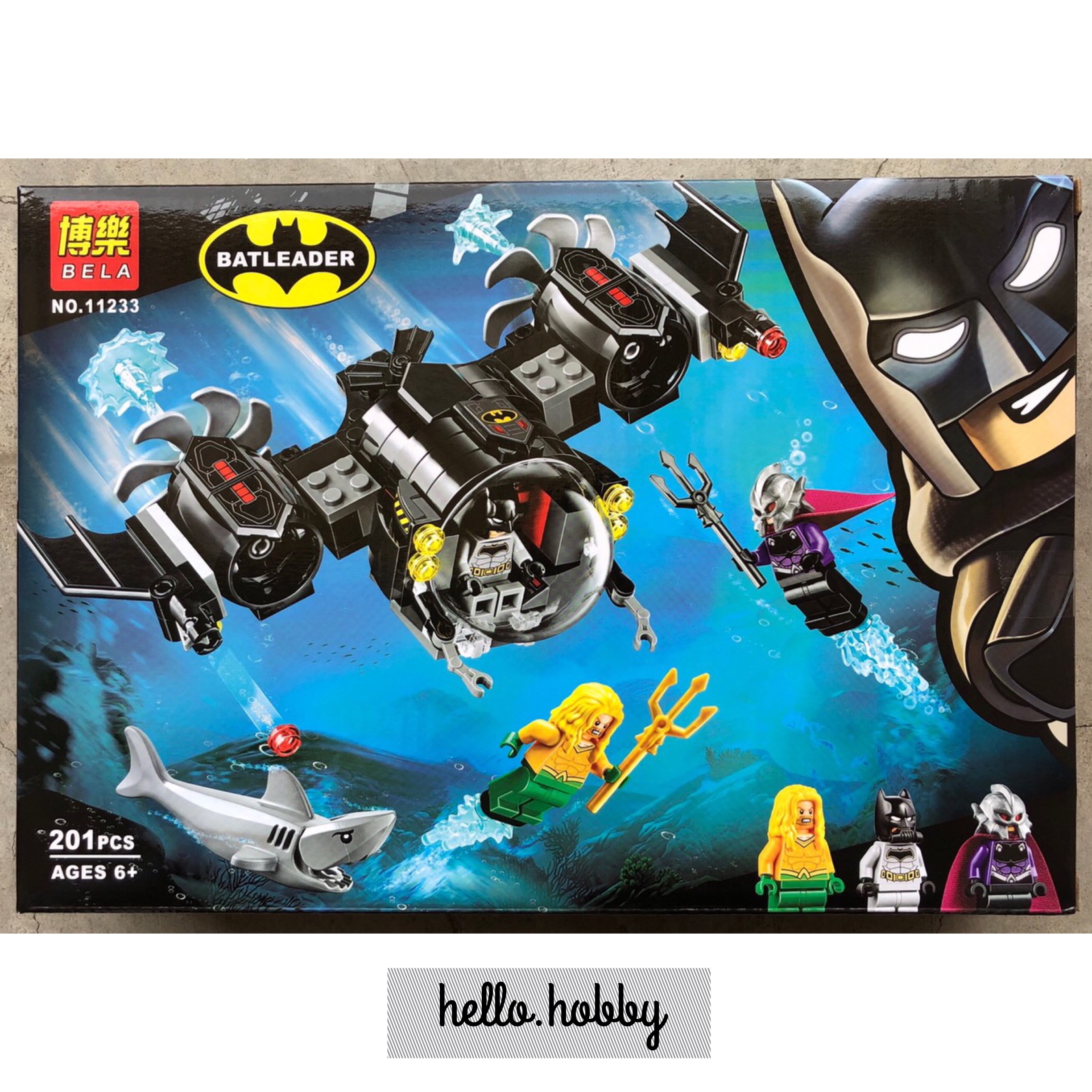 Bela 11233 Batman Batsub and the Underwater Clash 201pcs