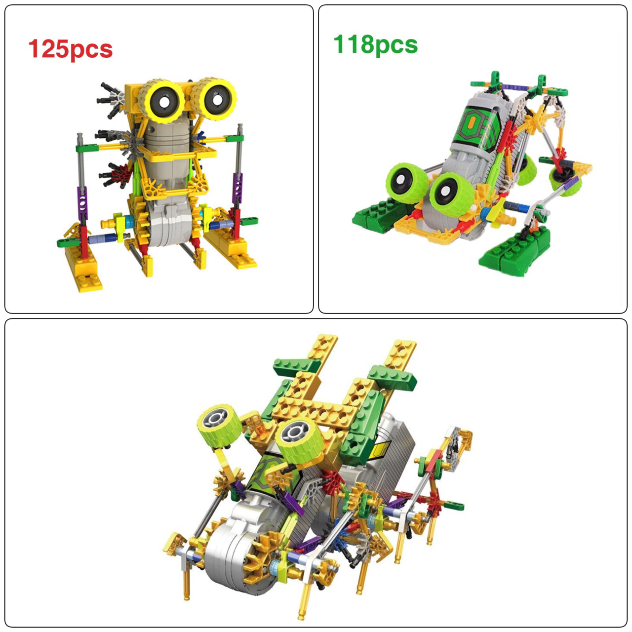 LOZ 3012 Robotic Jungle Frog 118pcs (มีมอเตอร์เดินได้)
