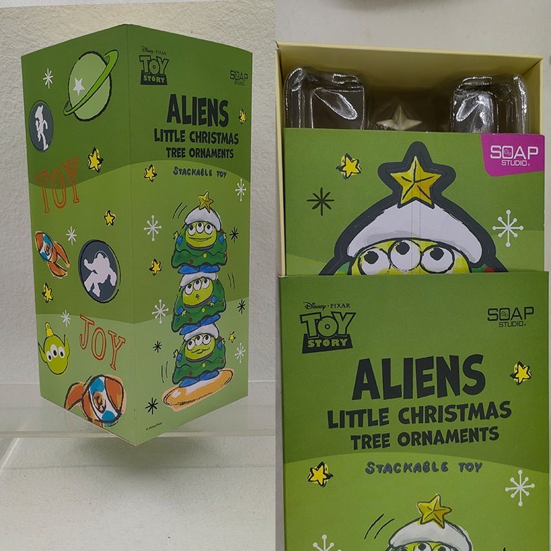 Toy Story - Aliens Little Christmas Tree Ornaments - Stackable Toy by Soap Studio