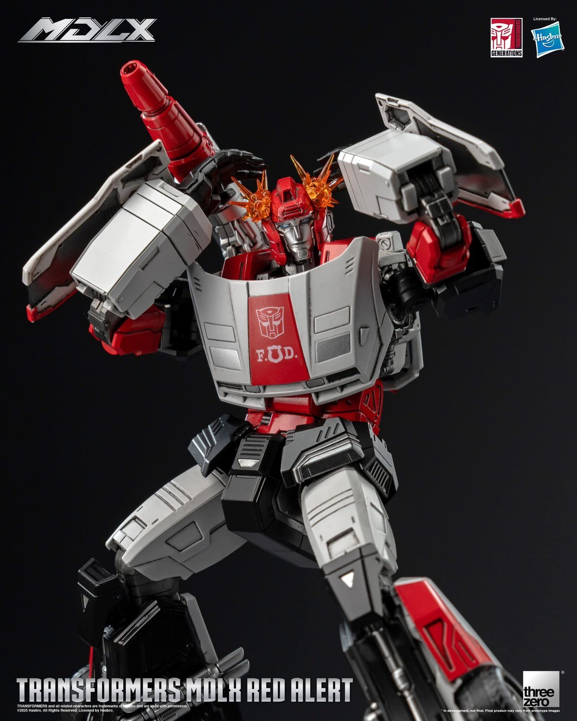Pre-order : Transformers MDLX Red Alert by Threezero