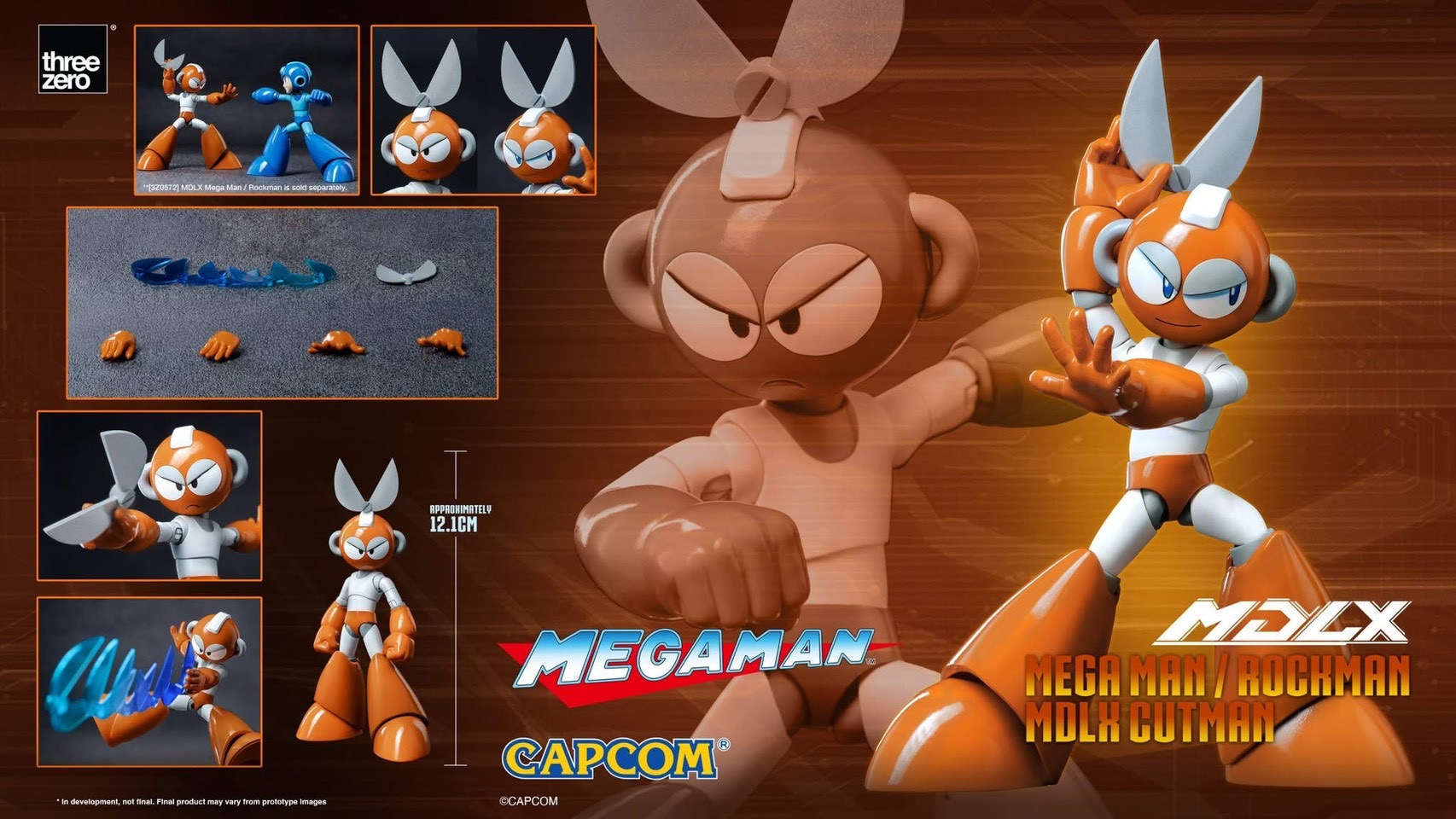 Pre-order : Rockman / Mega Man MDLX Cutman by Threezero