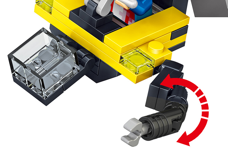 Lele 33029 Minecraft Deep Sea Adventure 351pcs