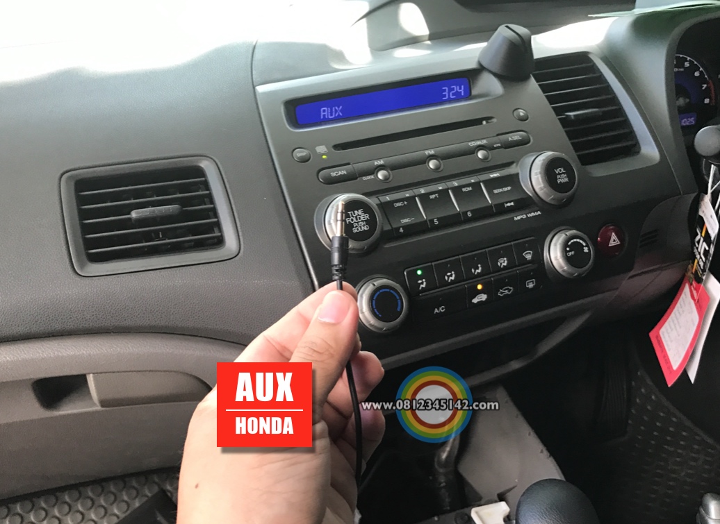สาย aux สำหรับ honda ปลายหัวตัวผู้