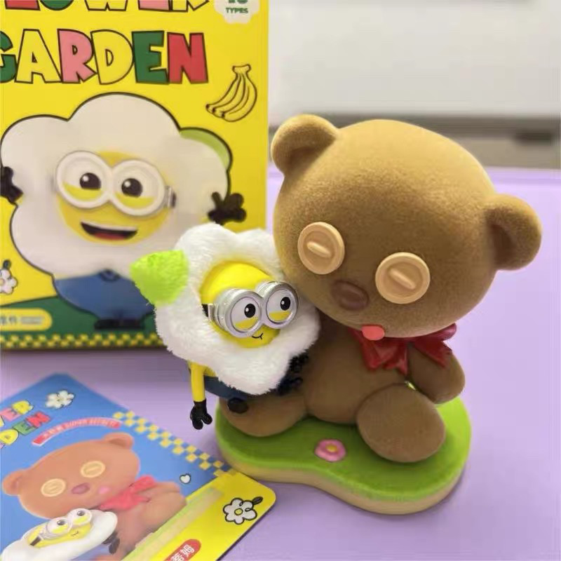 โมเดล ได้ 1 ตัว | Minions - Flower Garden Series by Miniso