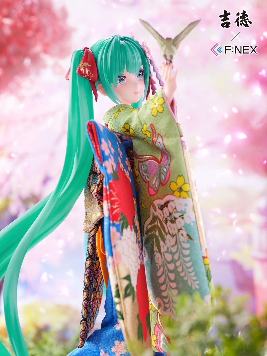 Pre-order : Yoshitoku x F:NEX Hatsune Miku -Japanese Doll- 1/4 Scale Figure by Design Coco x FuRyu