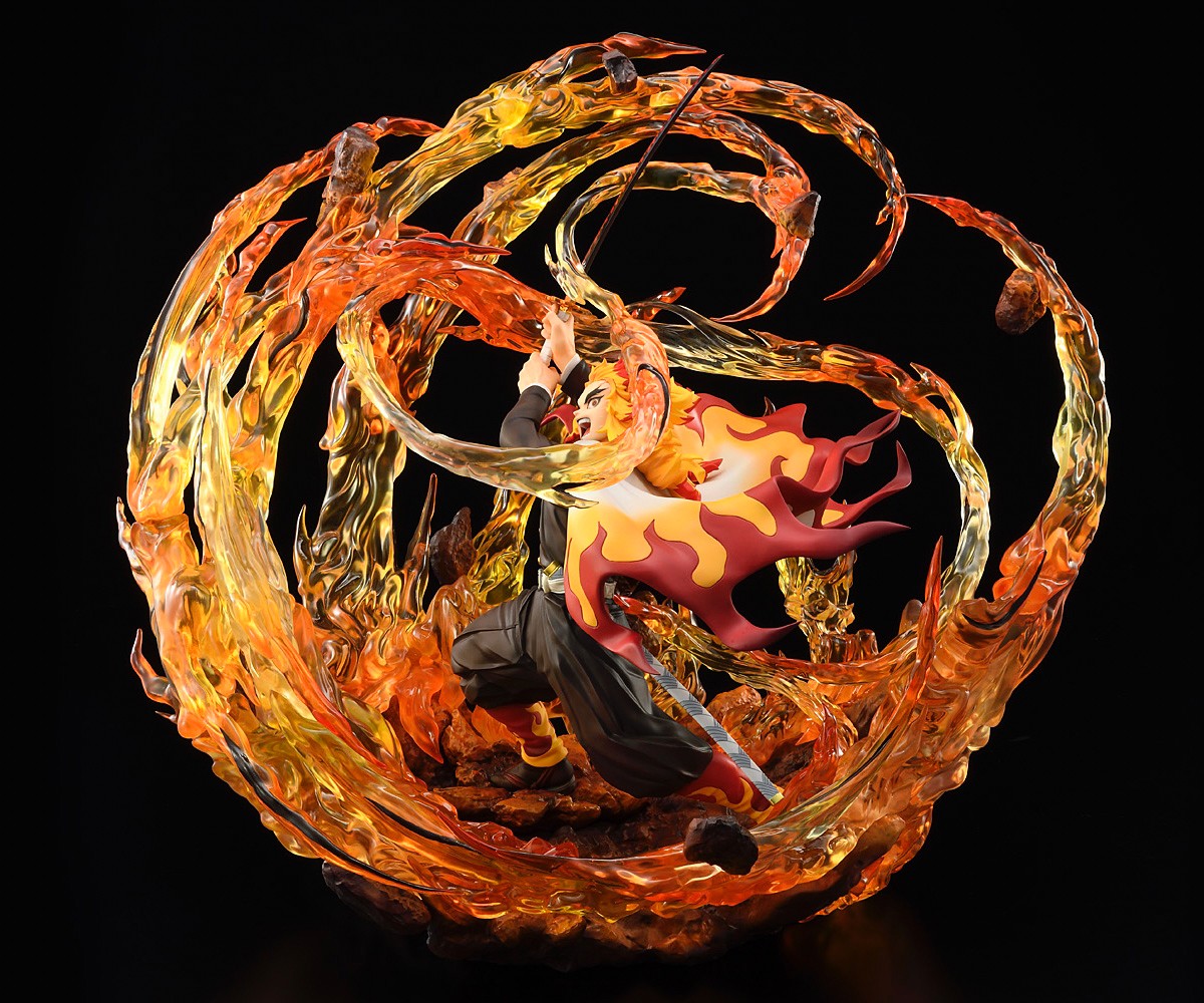 Pre-order : Kyojuro Rengoku DX Ver. 1/8 Scale Figure By BellFine (Reproduct)