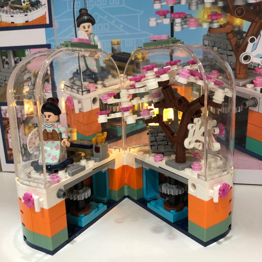 Sembo Block 601077 Japanese mini street Cherry Blossom 259pcs (มีไฟ)