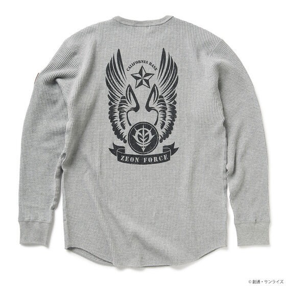 PRE-ORDER : STRICT-G.ARMS "Mobile Suit Gundam" Waffle Long T-shirt with Emblem