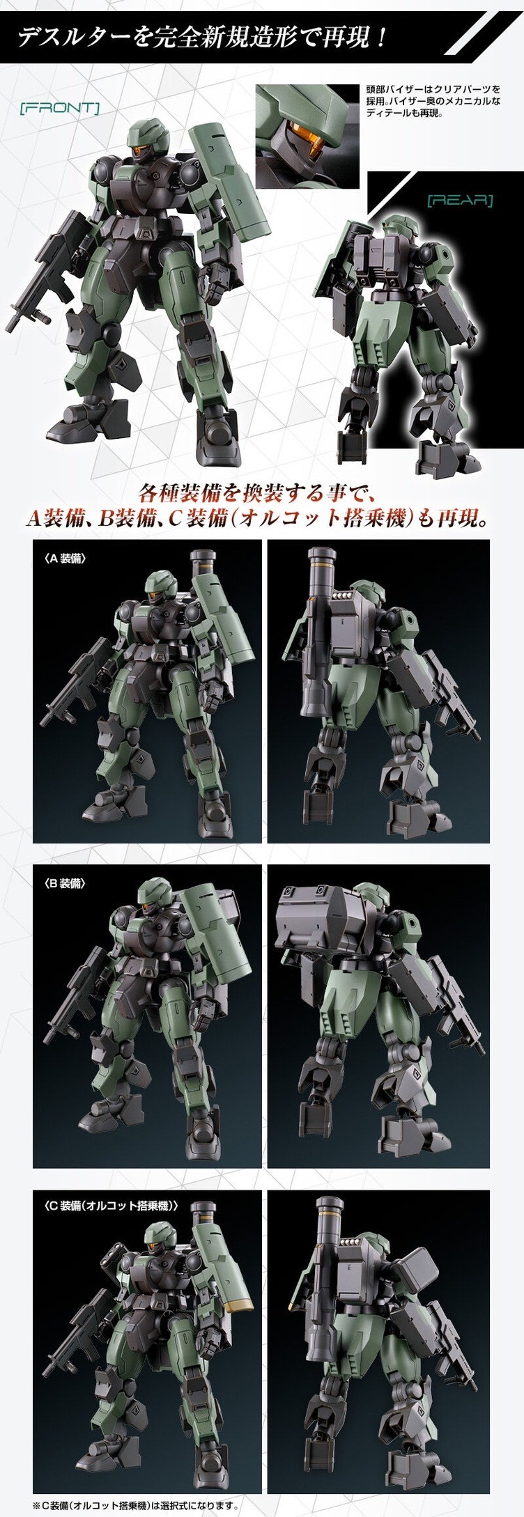 PRE-ORDER : HG 1/144 DESULTOR Plastic Model