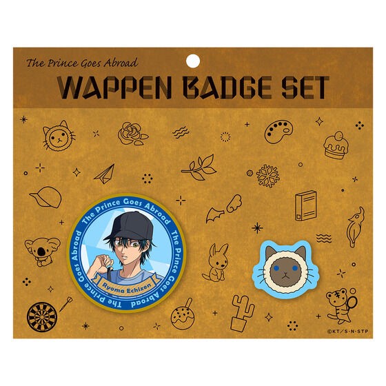PRE-ORDER : [New Prince of Tennis The Prince Goes Abroad Summary] Patch Badge Set