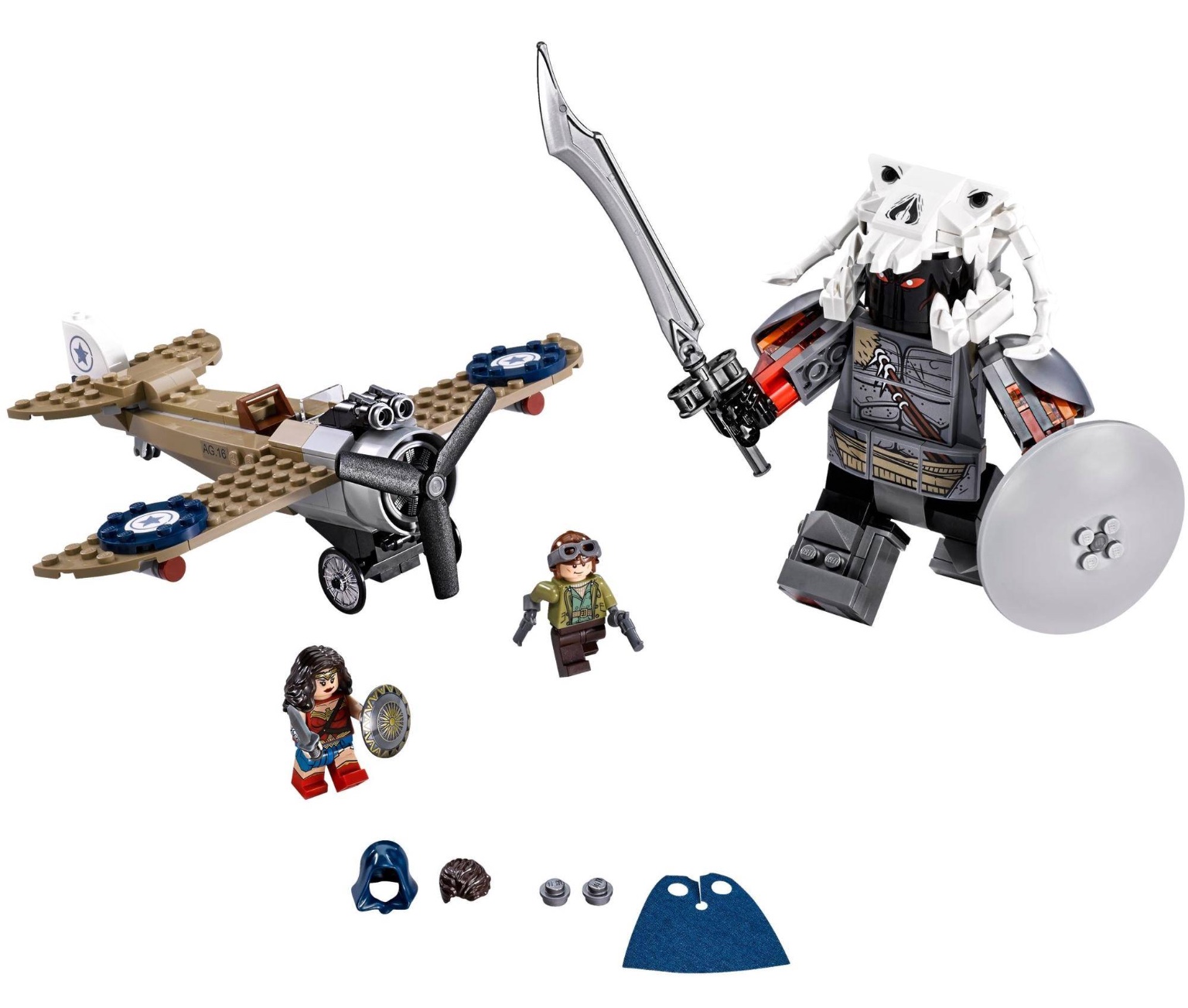 BELA 10744 SUPER HEROES DC WONDER WOMAN WARRIOR BATTLE 297pcs