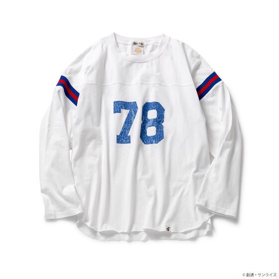 PRE-ORDER : STRICT-G.Fab Goodwear "Mobile Suit Gundam" Football Long Sleeve T-shirt