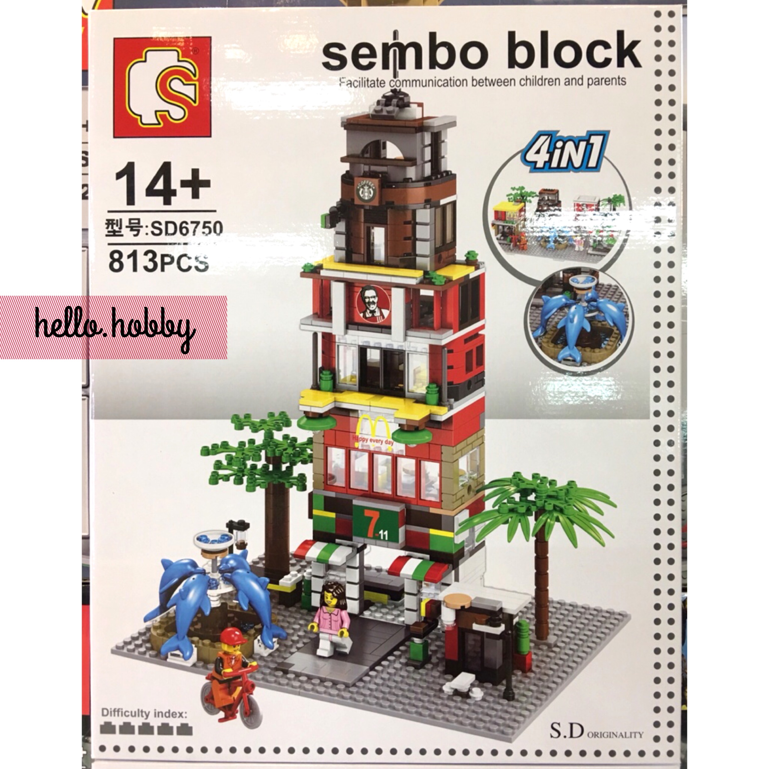 Sembo Block - SD6750 4in1 813pcs