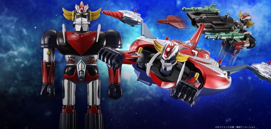 CHOGOKIN - Deluxe Grendizer & UFO Spazer by Bandai