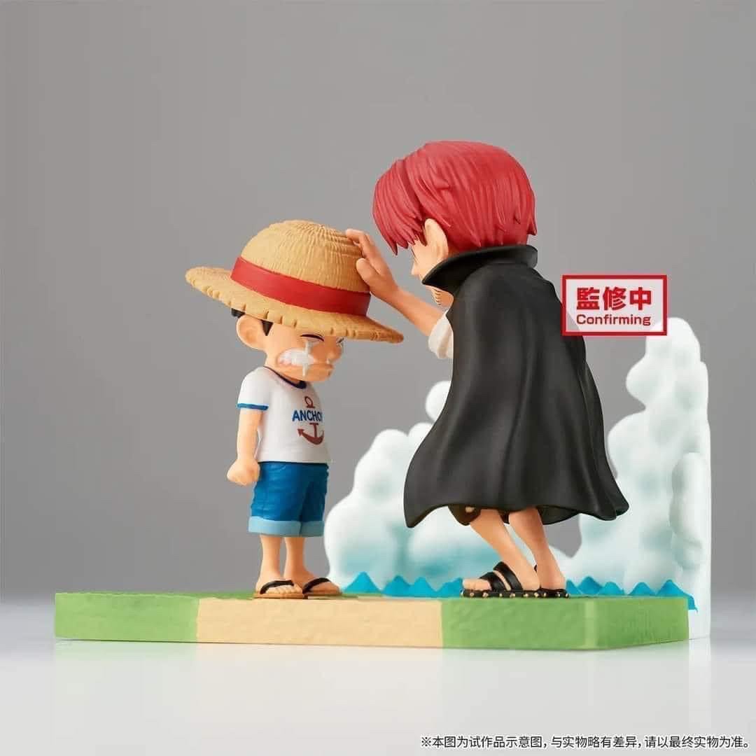 Pre-order : ONE PIECE WORLD COLLECTABLE FIGURE LOG STORIES -MONKEY.D.LUFFY&SHANKS-