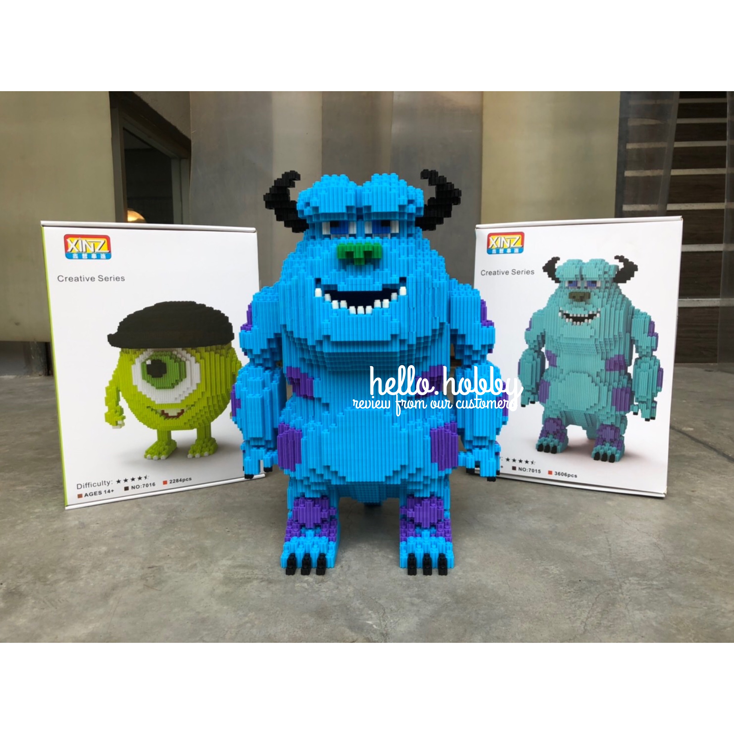 Xinz 7015 Monster Inc. Sally 3606pcs (แบบเฟือง)