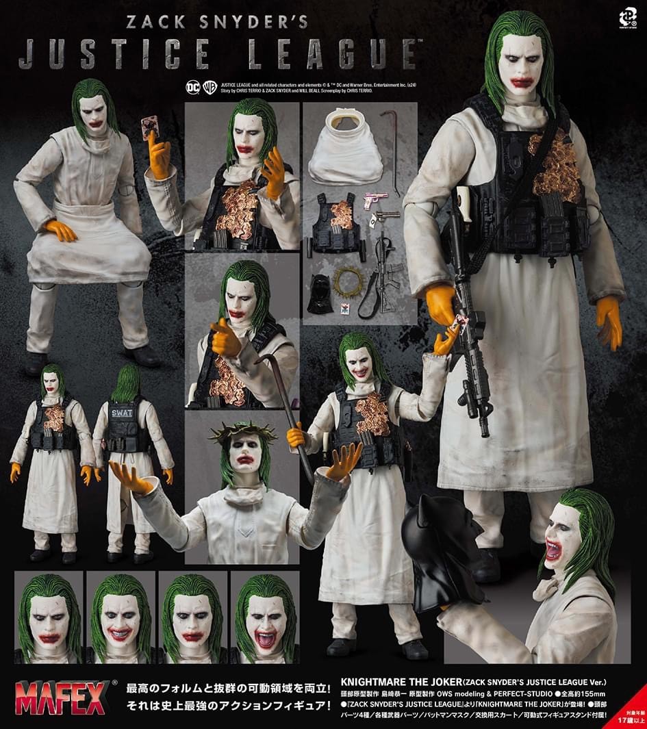 Pre-order : MAFEX No.247 Knightmare The Joker (Zack Snyder's Justice League Ver.) by Medicom