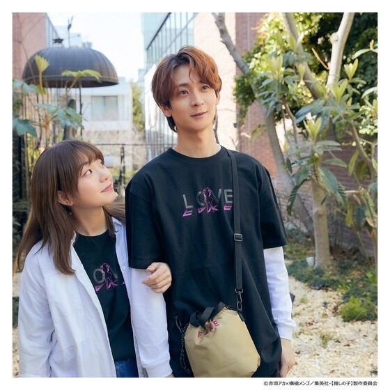 PRE-ORDER : [Oshi no Ko] x HTML ZERO3 Love&Fake Tee (2 colors)