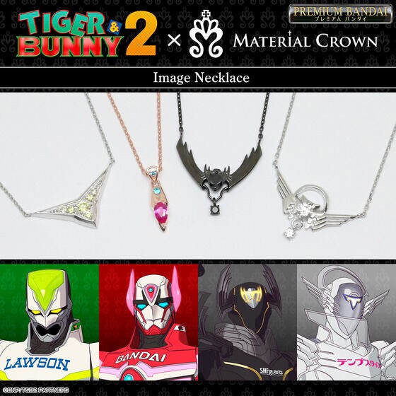 PRE-ORDER : TIGER & BUNNY 2 x MATERIAL CROWN Image Necklace (4 types in total)