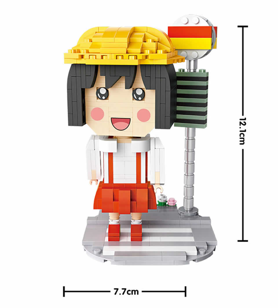 LOZ 1811-1814 Hello Girl Chibi Maruko