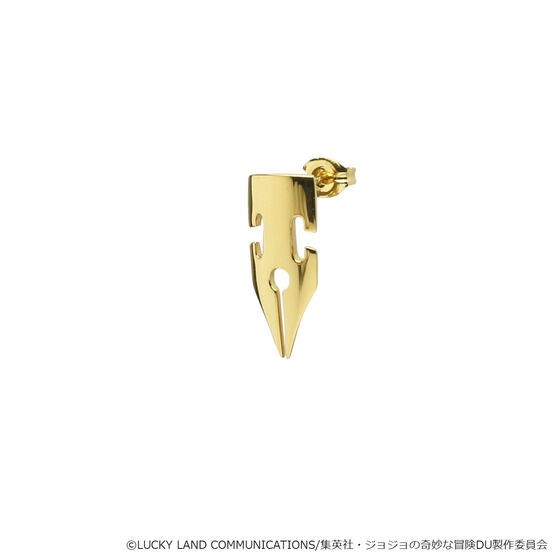 PRE-ORDER : [JAM HOME MADE Collaboration] JoJo's Bizarre Adventure: Diamond is unbreakable Rohan Kishibe G Pen Motif Earring (for one ear)