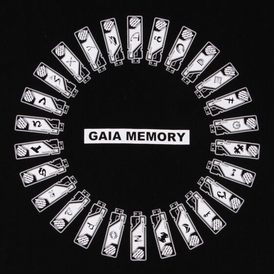 PRE-ORDER : Kamen Rider W Gaia Memory T-shirt