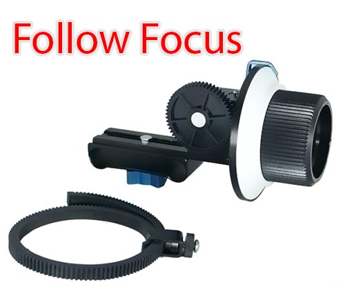 DSLR Follow Focus for Movie Video Bracket Kit