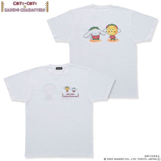 PRE-ORDER : Coji-Coji x Sanrio Characters T-shirts (3 types in total)