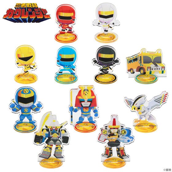 PRE-ORDER : Ninja Sentai Kakuranger Deformed Acrylic Stand (11 types in total)