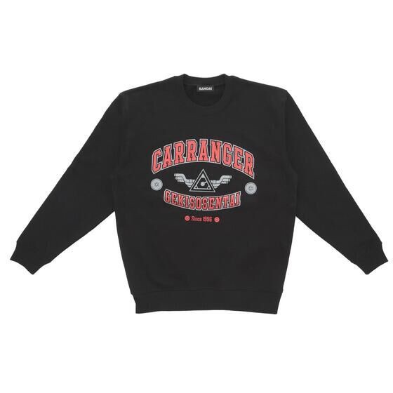 PRE-ORDER : Gekisou Sentai Carranger American Casual Logo Sweatshirt