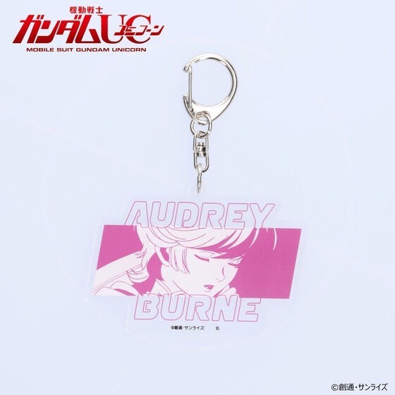 PRE-ORDER : Mobile Suit Gundam UC Mineva Zabi/Audrey Burne Item Acrylic Charm (2 types in total)