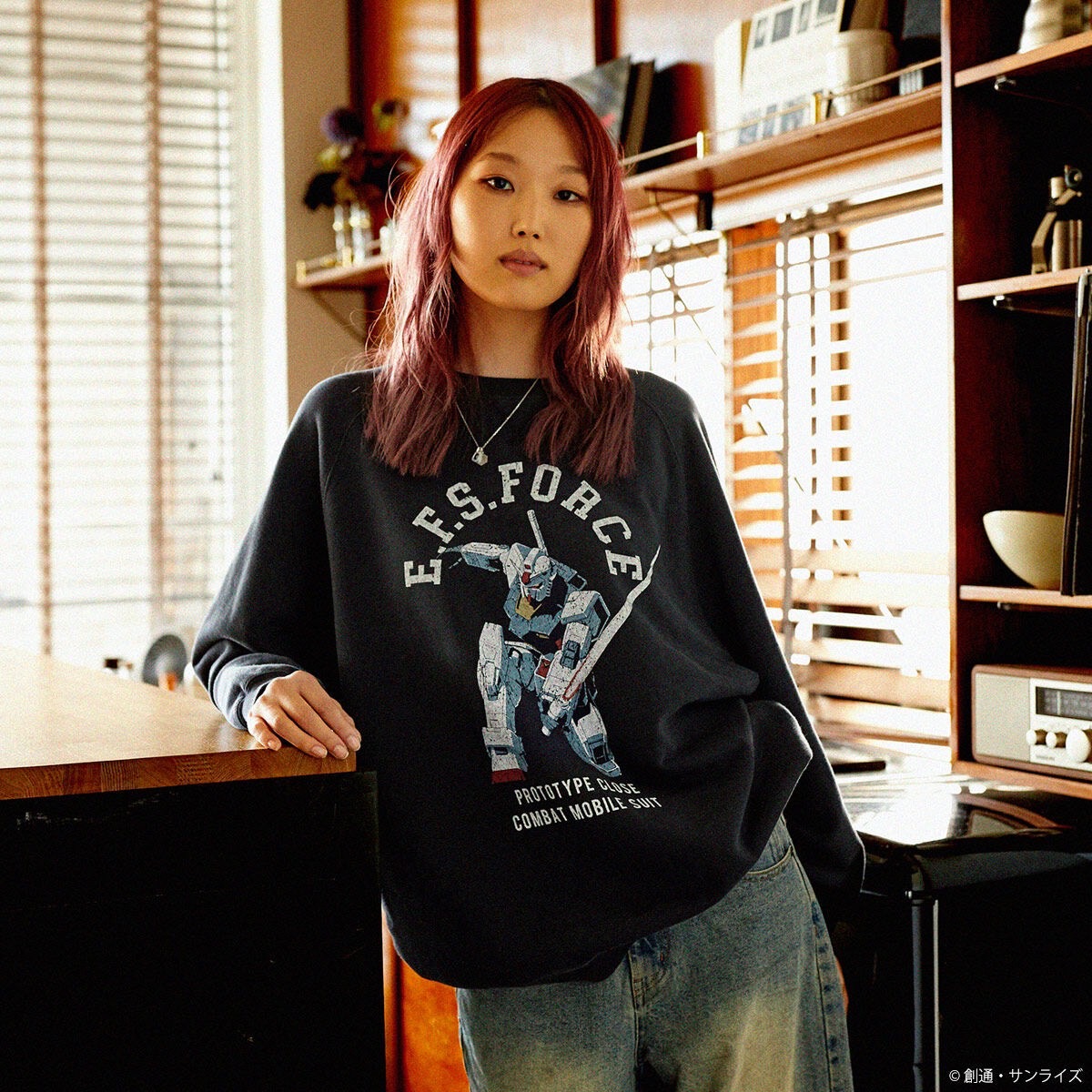 PRE-ORDER : STRICT-G.Fab "Mobile Suit Gundam" Used Style Sweatshirt