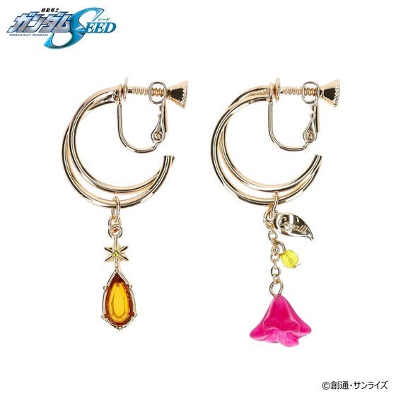PRE-ORDER : Mobile Suit Gundam SEED Lacus/Cagalli Motif Ear Accessories
