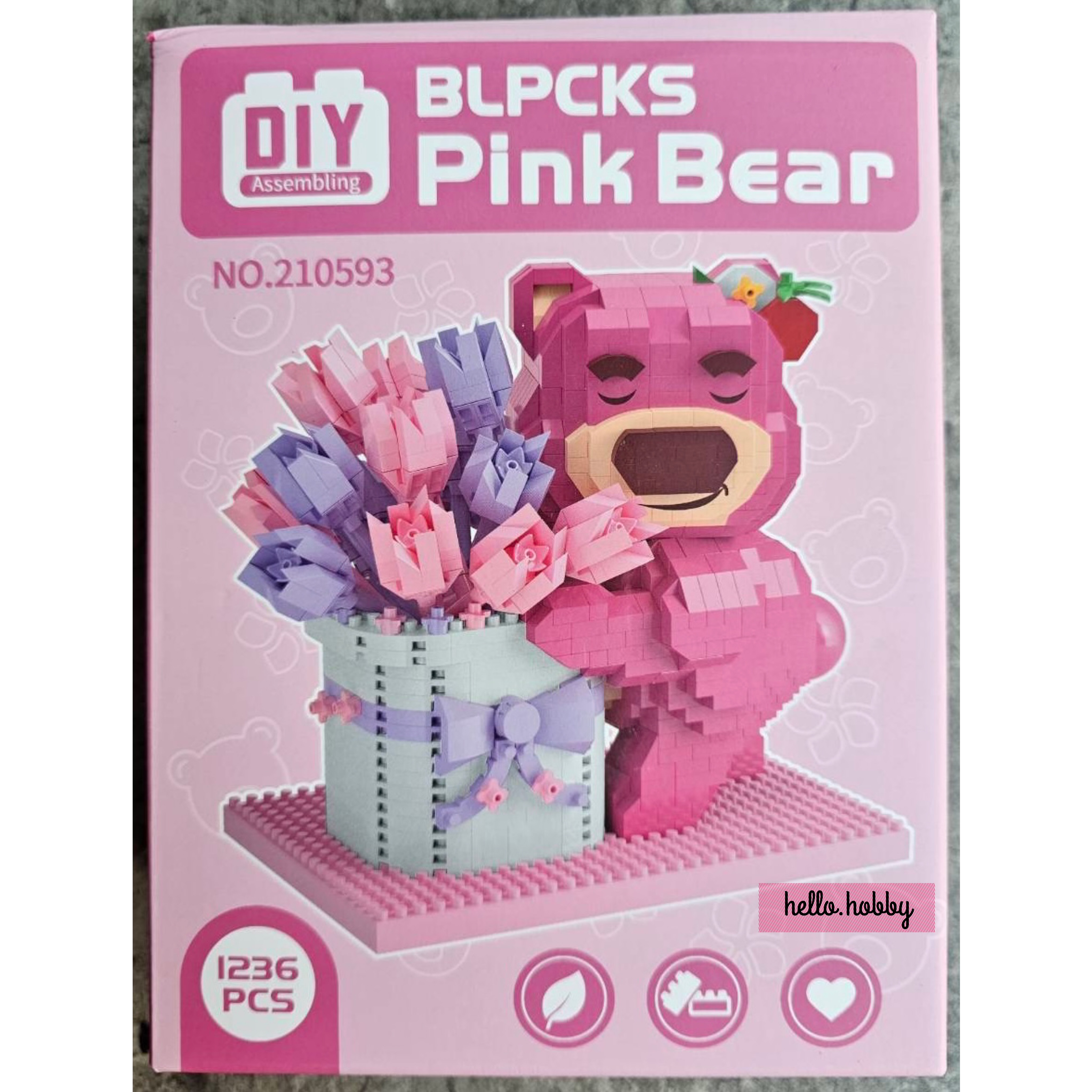 210593 Toy story Lotso Pen Case 1236pcs