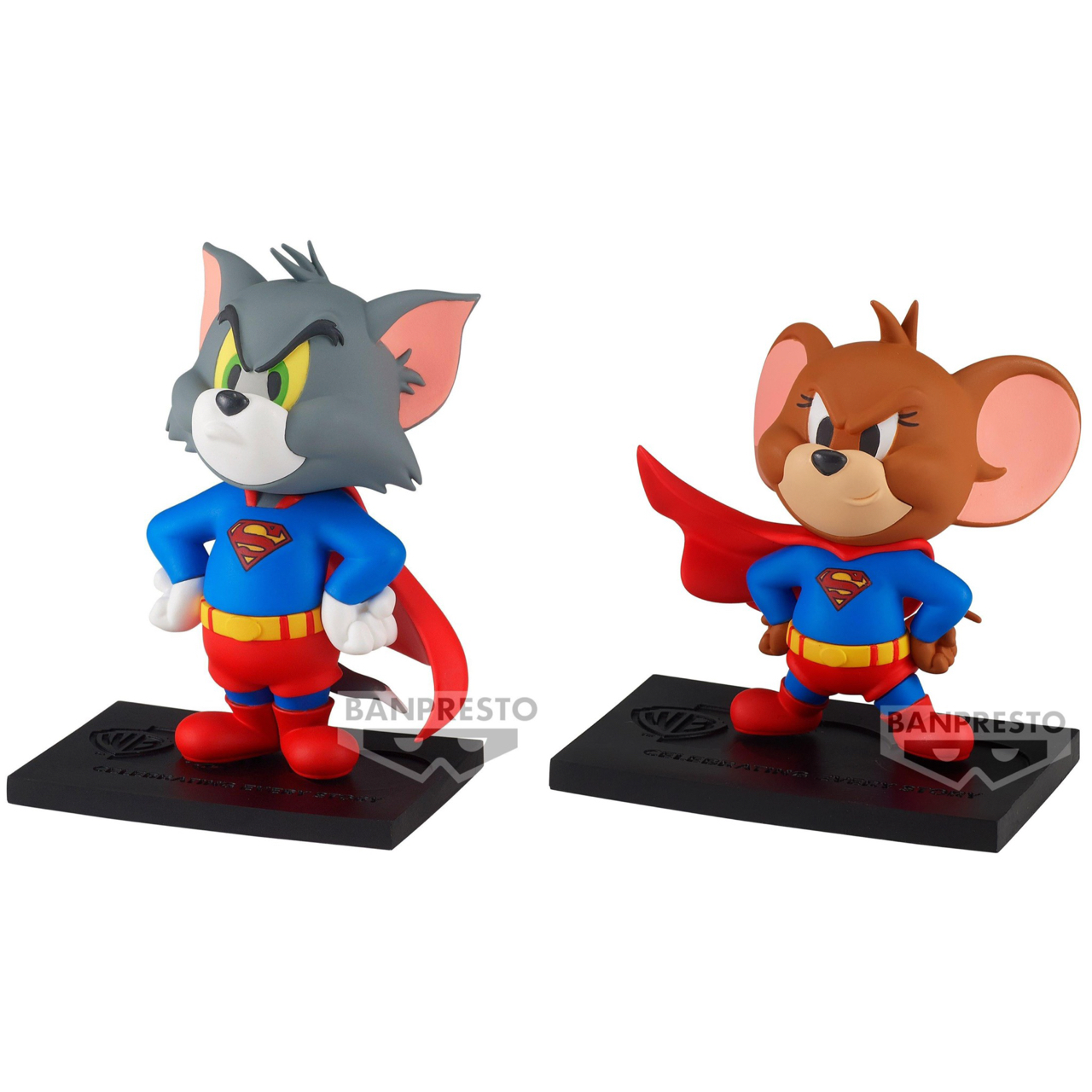 Pre-order : TOM AND JERRY FIGURE COLLECTION ～TOM AND JERRY AS SUPERMAN～ WB100TH ANNIVERSARY VER. (A:TOM)(B:JERRY)