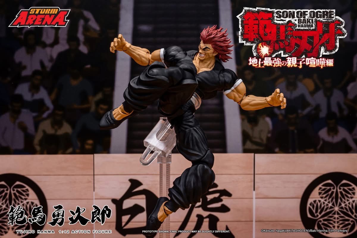 Pre-order : STORM ARENA Baki Hanma: Son of Ogre Yujiro Hanma 1/12 Scale Action Figure by Storm Collectibles