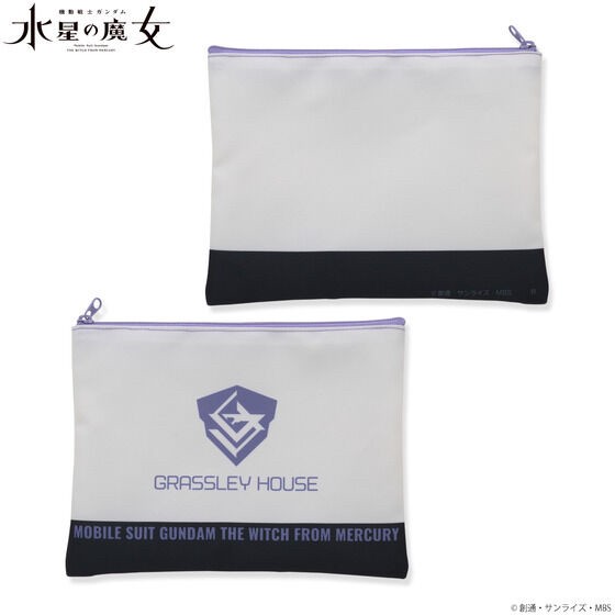 PRE-ORDER : Mobile Suit Gundam: The Witch from Mercury Character Design Flat Pouch