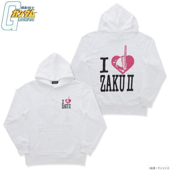 PRE-ORDER : Mobile Suit Gundam I LOVE MOBILE SUIT Hoodie