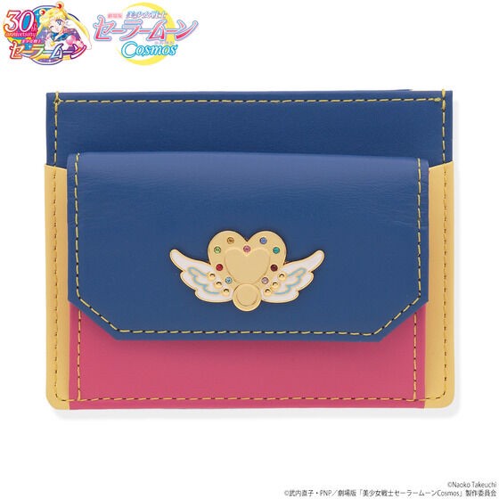 PRE-ORDER : Movie version "Pretty Guardian Sailor Moon Cosmos" Leather Accessory Series Thin Wallet