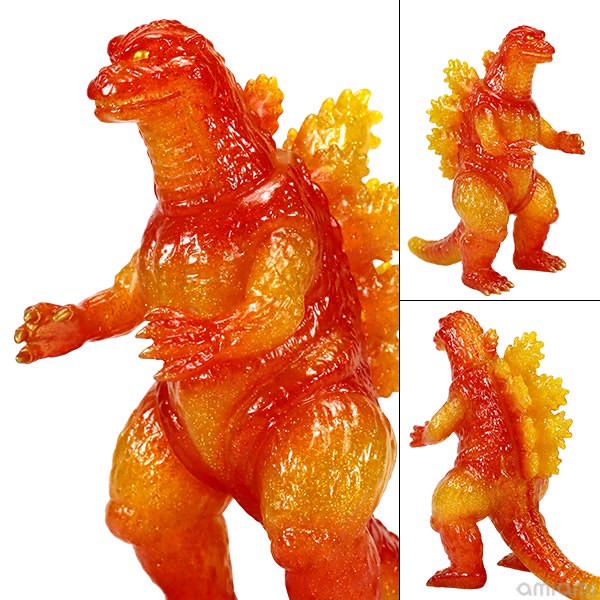 Godzilla - CCP Middle Size Series - Godzilla Vol.12 - Godzilla (1995) Burning Glitter Ver. Soft Vinyl by CCP (Lot JP)