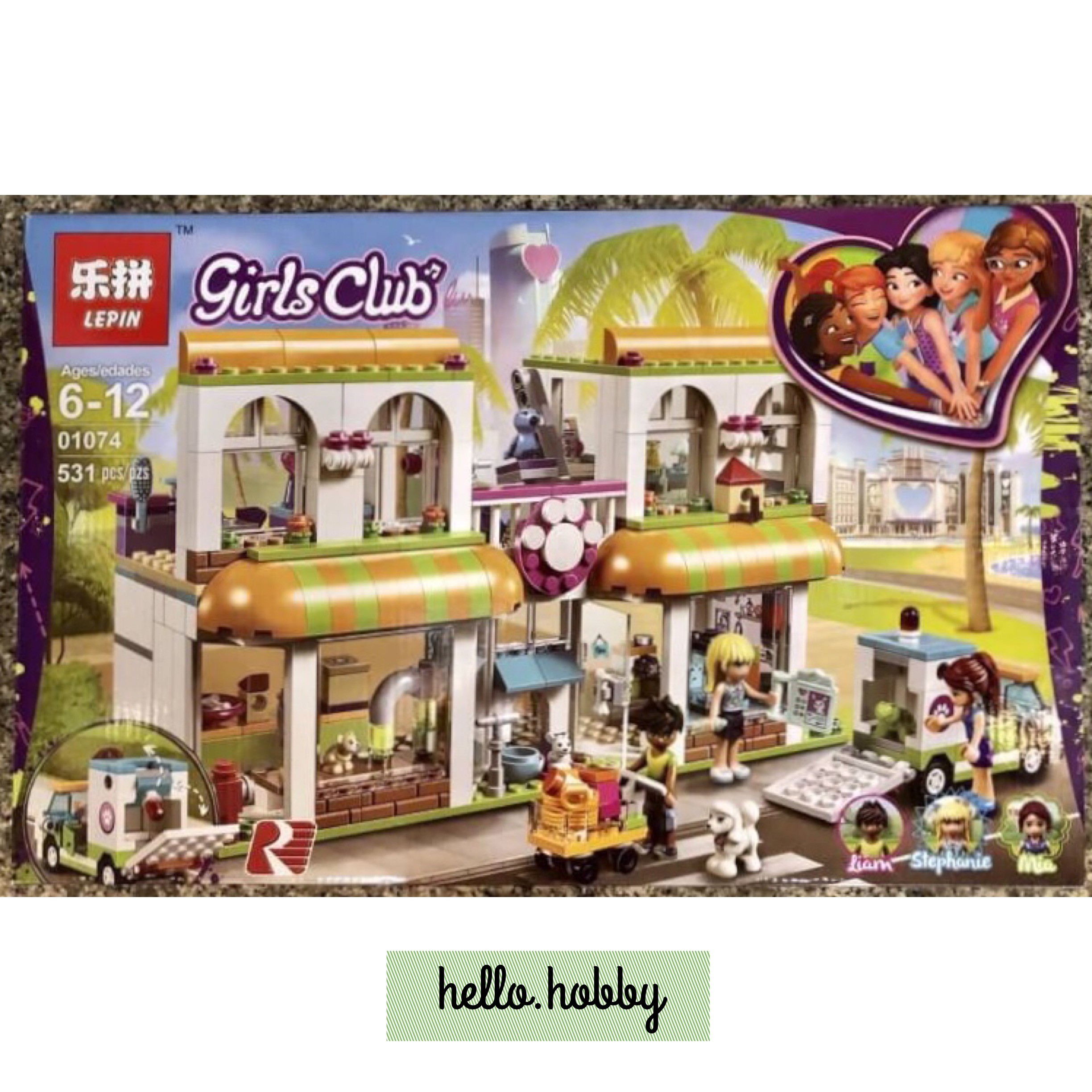 Lepin 01074 Friends Heartlake City Pet Center 531pcs